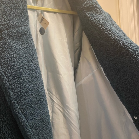 Anthropologie Maeve 3X Teddy fur coat brand new - Picture 8 of 8